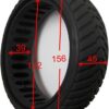 Electric Scooter Tires, 6.5-inch Explosion-proof Honeycomb Tires, Hollow Shock Absorption, Maintenance-free, Electric Scooter Accessories, 2pcs