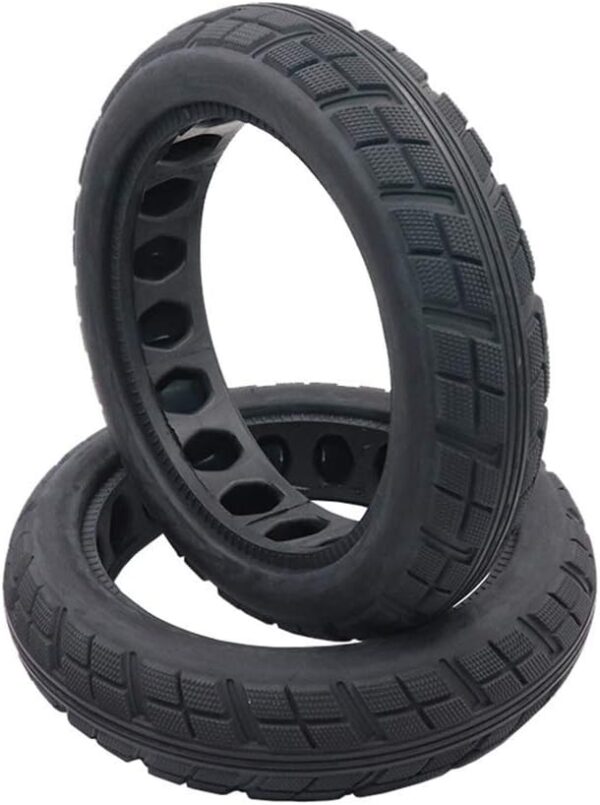 JQCHY Electric Scooter Tires, 8 1-2x2 Explosion-Proof Solid Tires, Inner Honeycomb Shock Absorption, Non-Slip Pattern, M365 Scooter Tires