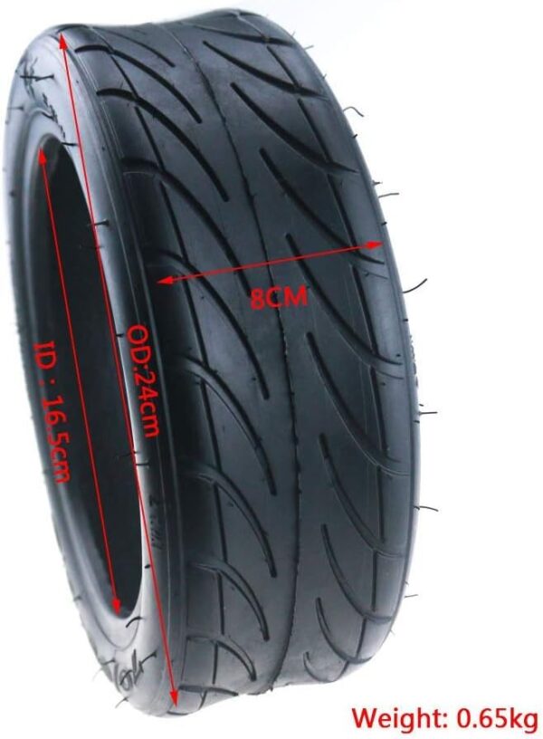 Electric Scooter Tires, 70/65-6.5 Explosion-proof Vacuum Tires, Non-slip Thick and Wear-resistant, Suitable for 9 Balanced Car, 2pcs