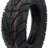 1 Pair Of 10 Inch 10X3.0 80/65-6 Road Tire Electric Scooter Thickened Widened Pneumatic Tires For Zero 10X K-aabo M-antis Pneumatic Parts (Color : Black)
