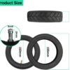 8.5 Inch Tire Tube Compatible for Xiaomi M365 Pro/Gotrax Gxl V2 Electric Scooter 50/75-6.1 Tire Replacement 8.5 Air Filled Tire 8 1/2 X2 Scooter Inner Tube Tires