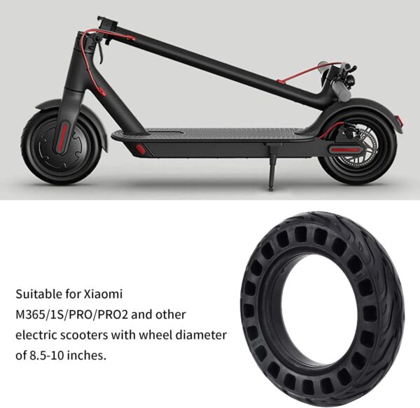 10 Inch Electric Scooter Tire, Explosion Proof 10x2.125 Tire for Xiaomi PRO for Xiaomi 1S for Xiaomi M365