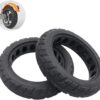 JQCHY Electric Scooter Tires, 8 1-2x2 Explosion-Proof Solid Tires, Inner Honeycomb Shock Absorption, Non-Slip Pattern, M365 Scooter Tires