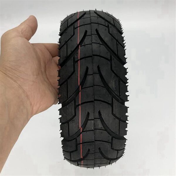 1 Pair Of 10 Inch 10X3.0 80/65-6 Road Tire Electric Scooter Thickened Widened Pneumatic Tires For Zero 10X K-aabo M-antis Pneumatic Parts (Color : Black)