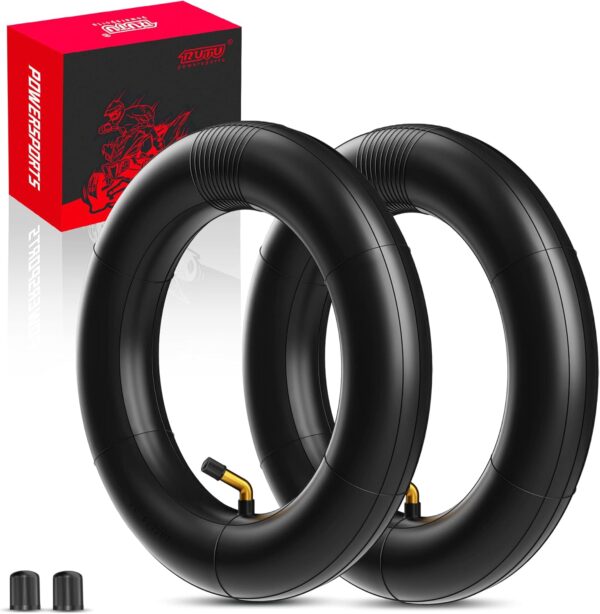 RUTU 10 x 2.125 (10 Inch) Inner Tube Replacement for 2 Wheel Scooter 10X2 Tires 10X1.90 10X1.95 10X2 10X2.125 Inner Tube 2 Pack of