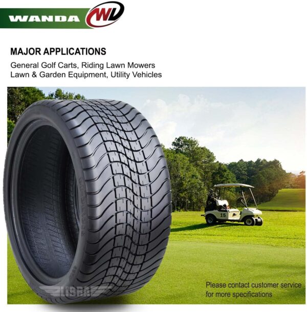 WANDA 215/35-14 Golf Cart ATV Tires 4 Ply 215/35x14 -Set 4-14009