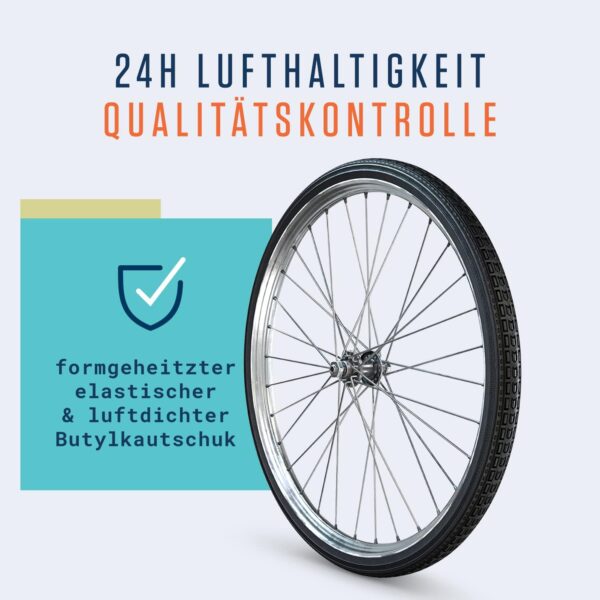 Bicycle Inner Tube Rick 12 Inch AV Schrader Valve Set with Mobility Guarantee Compatible Tyres Michelin, Continental, Conti, Schwalbe and Maxxis & Kenda