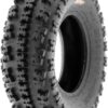 Set of 4 19x7-8 Front & 20x11-9 Rear ATV UTV Knobby Sport Tires,6 PR Tubeless A027