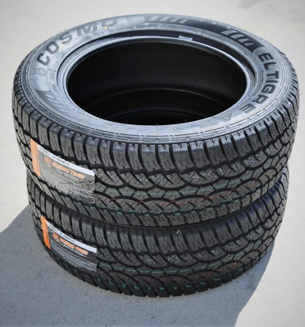Cosmo El Tigre AT A/T All-Terrain Off-Road Light Truck Radial Tire-LT265/70R17 265/70/17 265/70-17 121/118S Load Range E LRE 10-Ply BSW Black Side Wall
