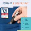 Alphatrail Oscar Bicycle Tyre Levers - Set of 2 I Sturdy Metal Core Made of Aluminium (36 g Total Weight) I Optimal Lever Length I Ergonomic Jacket Lifter for Schwalbe, Michelin, Continental, Maxxis