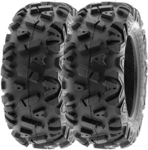 SunF 25x11-10 ATV UTV 25x11x10 All Terrain Tires 6 PR A033 POWER I - PAIR of 2