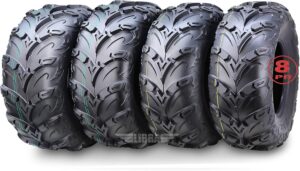 WANDA Set 4 Premium 8PR ATV UTV Tires 24X8-12 24x8x12 Front & 24x10-12 24x10x12 Rear ?