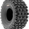 Set of 4 19x7-8 Front & 20x11-9 Rear ATV UTV Knobby Sport Tires,6 PR Tubeless A027