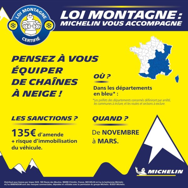 Michelin Extrem Grip Automatic Tension Snow Chains