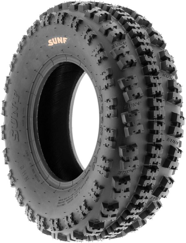 Set of 4 19x7-8 Front & 20x11-9 Rear ATV UTV Knobby Sport Tires,6 PR Tubeless A027