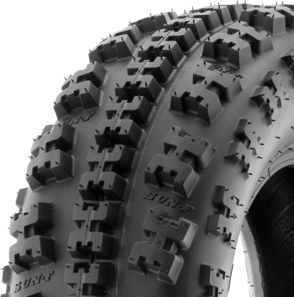 Set of 4 19x7-8 Front & 20x11-9 Rear ATV UTV Knobby Sport Tires,6 PR Tubeless A027