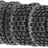 Set of 4 19x7-8 Front & 20x11-9 Rear ATV UTV Knobby Sport Tires,6 PR Tubeless A027