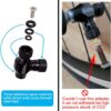 BriskMore CO2 Inflator Kits with 9X16g or 5 X 16g CO2 Cartridges, Presta and Schrader Valve Compatible, Bike Tire CO2 Pump, Included Insulated Sleeve