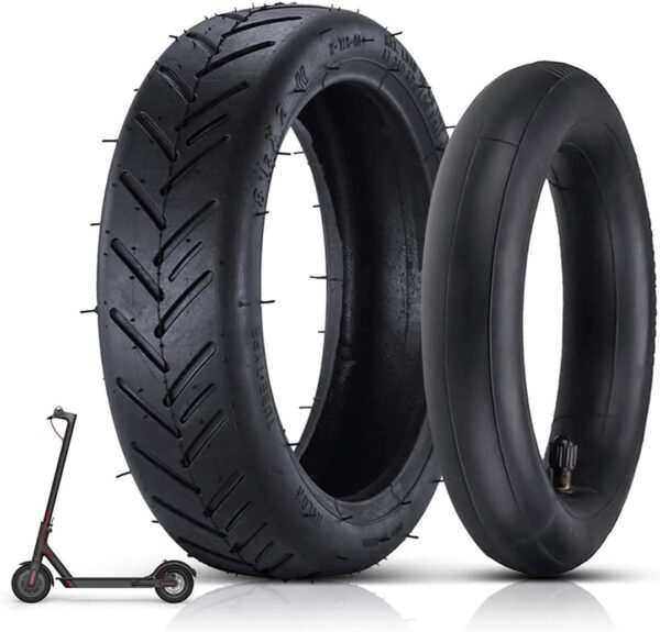 Kenrove Scooter Tire And Tube 8.5" Including Tube One Set Tire For Scooter Xiaomi M365 Inner Tube Straight Inflatable Suitable Tire For MI Version Scooters