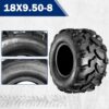 MaxAuto Sport ATV Tires 18x9.5-8 Lawn Mower Tires ATV UTV Off-Road Tires Knobby Sport Golf Cart Tractor Turf Tire 18x9.50x8 All-Terrain 4PR P311 Set of 4