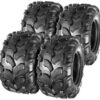 MaxAuto Sport ATV Tires 18x9.5-8 Lawn Mower Tires ATV UTV Off-Road Tires Knobby Sport Golf Cart Tractor Turf Tire 18x9.50x8 All-Terrain 4PR P311 Set of 4