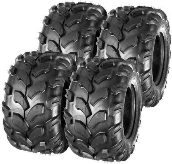 MaxAuto Sport ATV Tires 18x9.5-8 Lawn Mower Tires ATV UTV Off-Road Tires Knobby Sport Golf Cart Tractor Turf Tire 18x9.50x8 All-Terrain 4PR P311 Set of 4