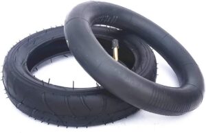 JQCHY Electric Scooter Tires, 10 Inch 260X55 Anti-skid Inner and Outer Tires Baby Carriage Thickened Wear-resistant Tires, Baby Carriage Accessories