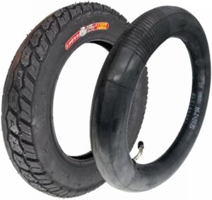 Scooter Inner Tube 12 1/2 x 2 1/4 (62-203) Angled Valve Stem 12.5" x 2.5" Tube for Most Electric Bicycle/Scooter Tyres (Tyres)