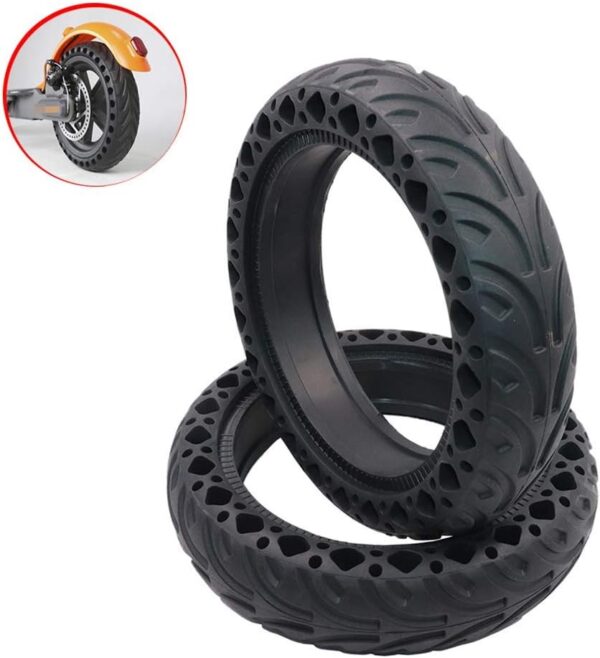 JQCHY Electric Scooter Tires, 8.5 Inch 8 1 / 2x2 Explosion-proof Honeycomb Tires, Wear-resistant Shock Absorption, Suitable for M365 Electric Scooter