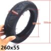 JQCHY Electric Scooter Tires, 10 Inch 260X55 Anti-skid Inner and Outer Tires Baby Carriage Thickened Wear-resistant Tires, Baby Carriage Accessories