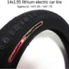 JQCHY Electric Scooter Tires, 14x1.75 Inflatable Inner and Outer Tires, 14x1.95 Lithium Electric Car Tires, Electric Bicycle Non-slip Wear-resistant Tires, 0.7