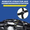 MICHELIN Easy Grip Evolution 7 Snow Chains Car Textile Snow Chains Pack of 2 Tyres Snow Chains Ultra Performance Easy to Use