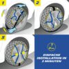 MICHELIN Easy Grip Evolution 7 Snow Chains Car Textile Snow Chains Pack of 2 Tyres Snow Chains Ultra Performance Easy to Use