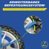 MICHELIN Easy Grip Evolution 7 Snow Chains Car Textile Snow Chains Pack of 2 Tyres Snow Chains Ultra Performance Easy to Use