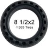 JQCHY Electric Scooter Tires, 8 1 / 2x2 Solid Honeycomb Tires, Non-slip, Explosion-proof and Tear-resistant, Suitable for M365 Electric Scooter Tires