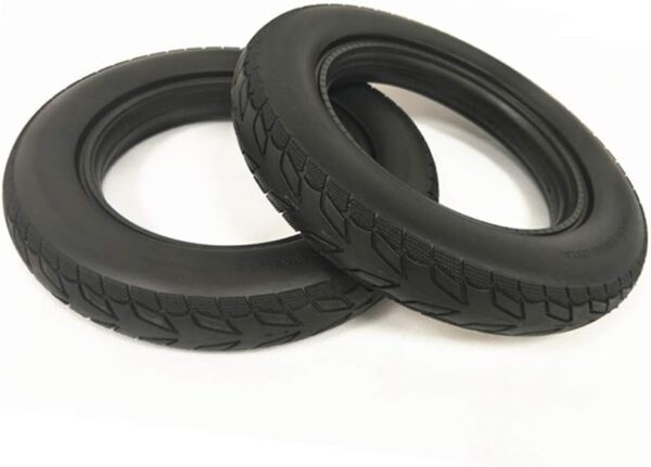 JQCHY Electric Scooter Tires, 12x2.0 Explosion-Proof Solid Tires, No Inflation, Maintenance-Free, Non-Slip, Wear-Resistant, Pu Electric Scooter Tires