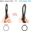 MIMIRACLE 60/70-6.5 Inner Tube Replacement 2-Pack Compatible with Segway Ninebot Max G30 G30D G30E G30LP for Electric Scooter 10 Inch Tires Straight Vavle