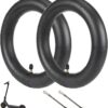 MIMIRACLE 60/70-6.5 Inner Tube Replacement 2-Pack Compatible with Segway Ninebot Max G30 G30D G30E G30LP for Electric Scooter 10 Inch Tires Straight Vavle