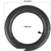 MIMIRACLE 60/70-6.5 Inner Tube Replacement 2-Pack Compatible with Segway Ninebot Max G30 G30D G30E G30LP for Electric Scooter 10 Inch Tires Straight Vavle