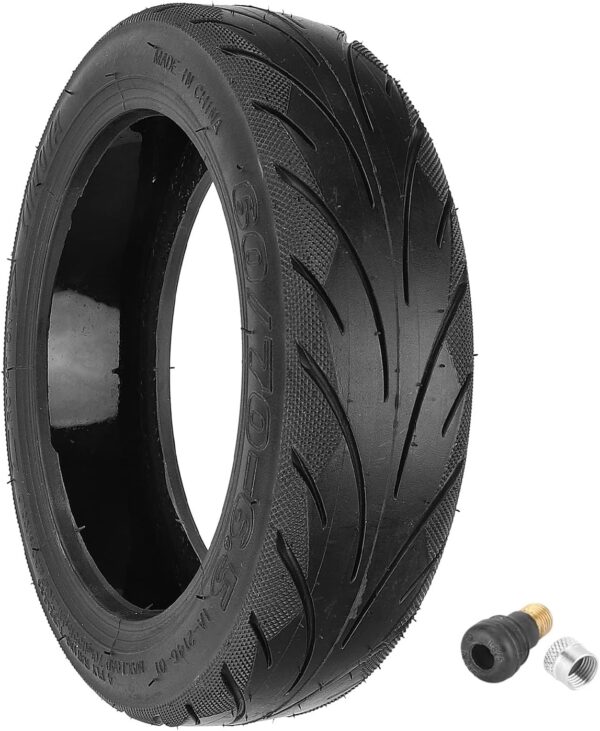 MIMIRACLE 60/70-6.5 Scooter Tire Tubeless Compatible with Segway Ninebot Max G30, Self Repairing Rubber Vacuum Outer Tyre Non-Slip