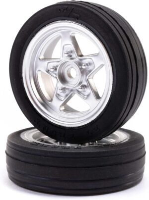 Losi Mickey Thompson Front Tire Premounted 1970 Mini Drag LOS41040